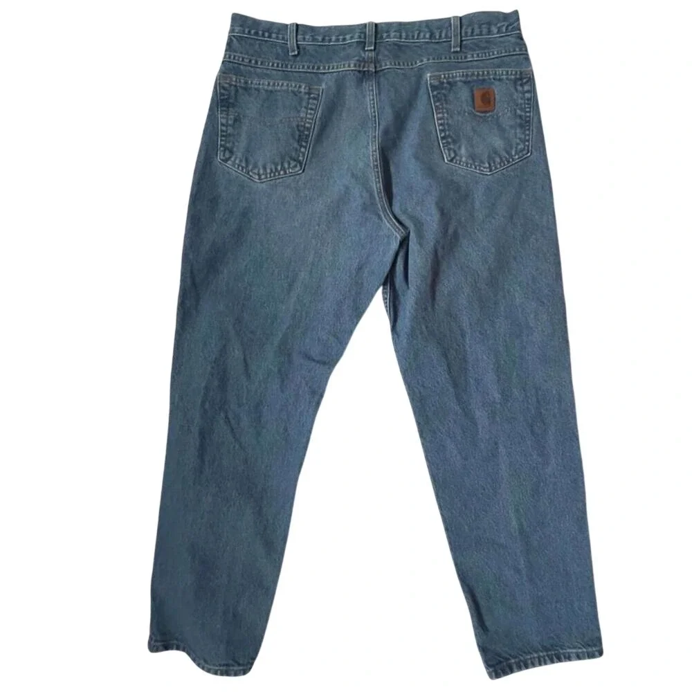 Carhartt Relaxed Fit Jeans Blue Medium Wash Denim 40x32
